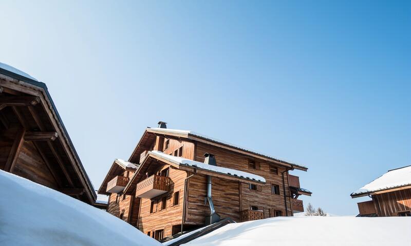 Ski verhuur Résidence les Fermes du Soleil - MH - Les Carroz - Buiten winter