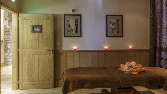 Skiverleih Résidence CGH Boutique Léana - Les Carroz - Wohnzimmer