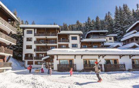 Ski verhuur Résidence le Front de Neige - Les Carroz - Buiten winter