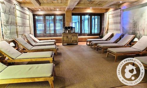 Location au ski Appartement 3 pièces 6 personnes (Sélection 45m²-1) - Résidence les Fermes du Soleil - Maeva Home - Les Carroz - Extérieur hiver