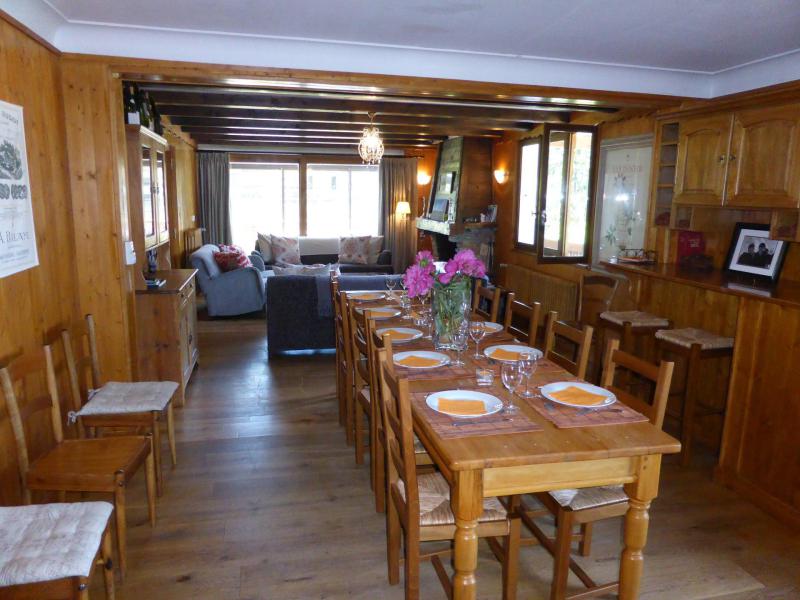 Rent in ski resort 8 room chalet 15 people - Chalet Buchan - Les Contamines-Montjoie - Living room