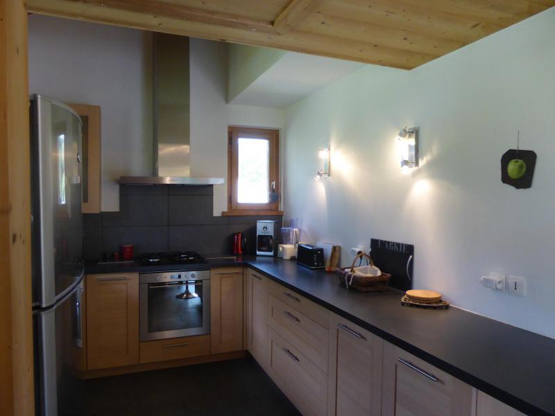 Ski verhuur Chalet duplex 5 kamers 8 personen - Chalet Champelet - Les Contamines-Montjoie - Keuken