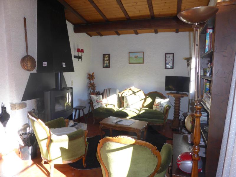 Ski verhuur Chalet duplex 5 kamers 8 personen (817) - Chalet Santa Claus - Les Contamines-Montjoie - Woonkamer