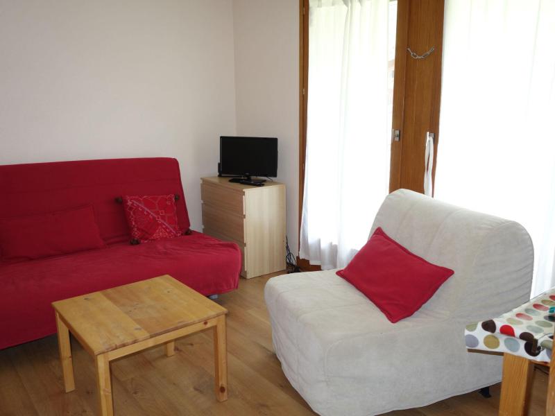 Rent in ski resort 1 room apartment 4 people (28) - L'Enclave I et J - Les Contamines-Montjoie - Living room
