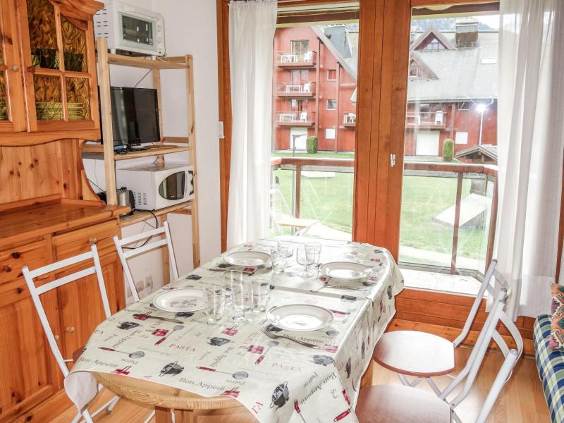 Rent in ski resort 1 room apartment 4 people (7) - L'Enclave I et J - Les Contamines-Montjoie - Living room