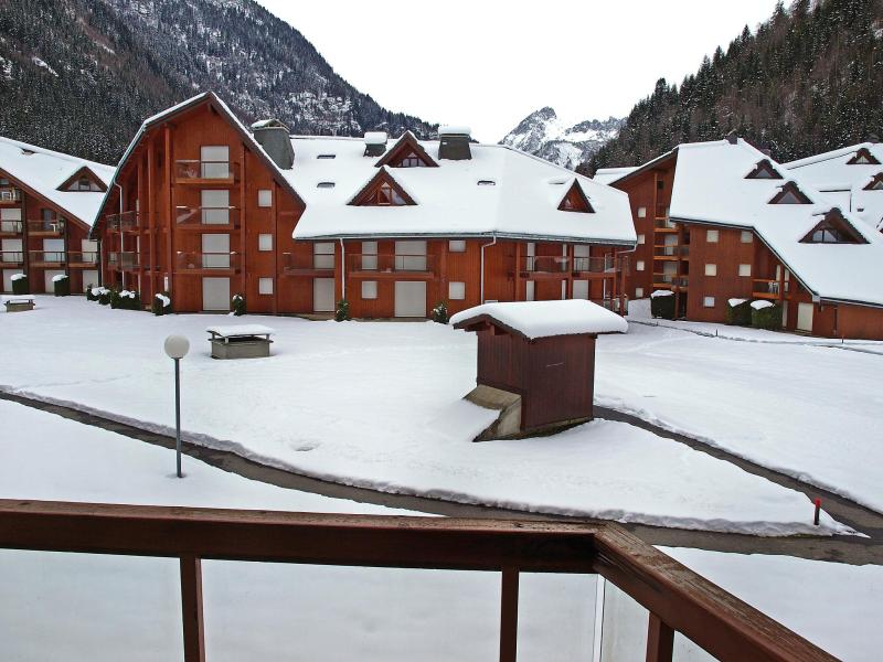 Location au ski Appartement 1 pièces 4 personnes (7) - L'Enclave I et J - Les Contamines-Montjoie - Extérieur hiver