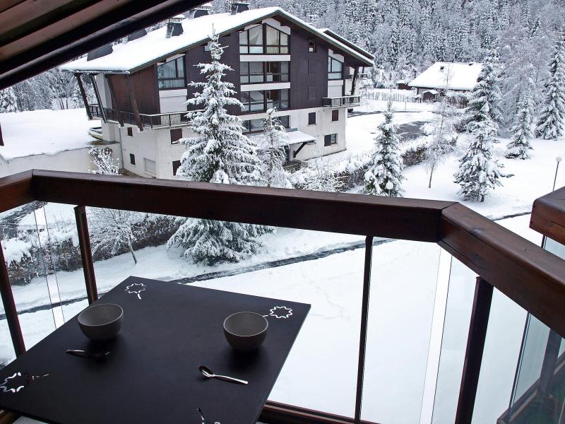 Rent in ski resort 2 room apartment 6 people (10) - Pierres Blanches F et H - Les Contamines-Montjoie - Balcony