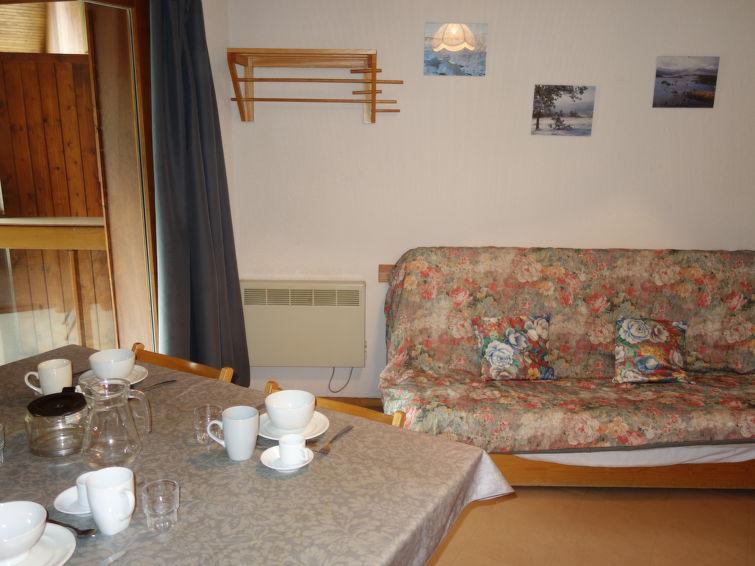 Skiverleih 2-Zimmer-Appartment für 6 Personen (10) - Pierres Blanches F et H - Les Contamines-Montjoie - Wohnzimmer