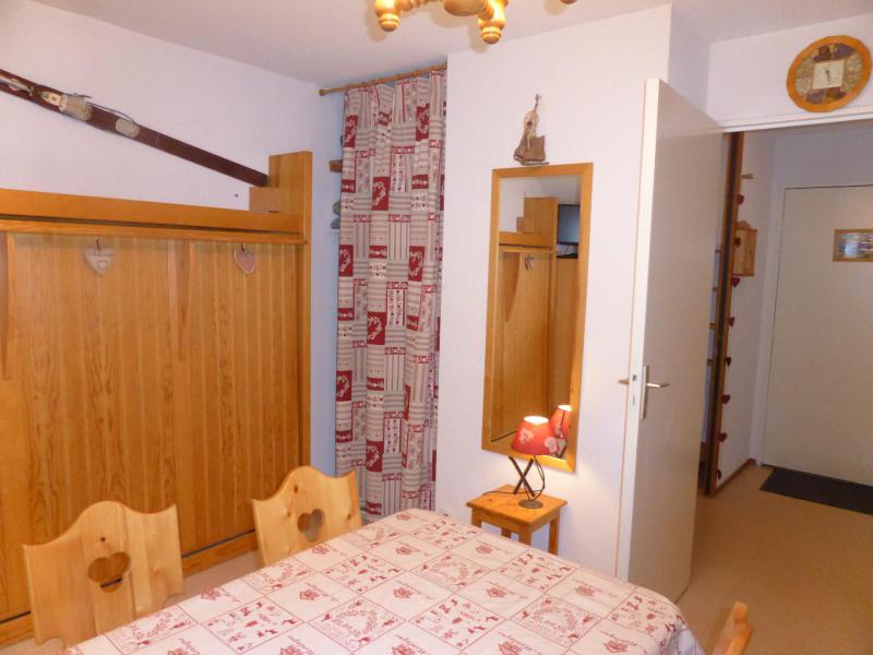 Ski verhuur Studio cabine 4 personen (J735) - Résidence l'Enclave - Les Contamines-Montjoie - Woonkamer