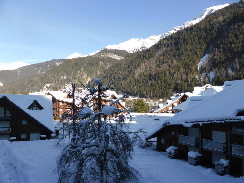 Vacances en montagne Studio coin montagne 4 personnes (821) - Résidence la Borgia - Les Contamines-Montjoie - Extérieur hiver