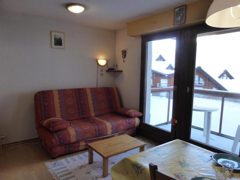 Аренда на лыжном курорте Квартира студия со спальней для 4 чел. (821) - Résidence la Borgia - Les Contamines-Montjoie - Салон