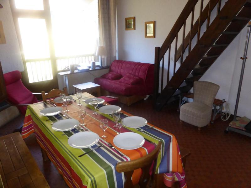 Rent in ski resort 3 room duplex apartment 8 people (B181) - Résidence le Bionnassay - Les Contamines-Montjoie - Living room