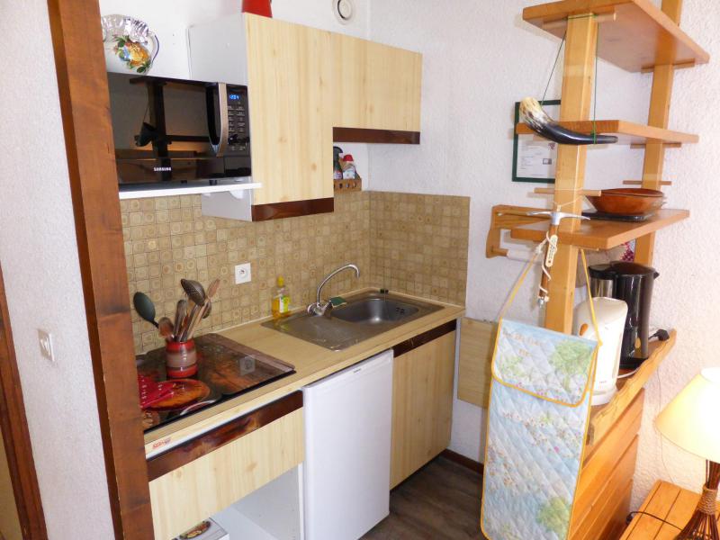 Alquiler al esquí Estudio -espacio montaña- para 5 personas (F1E) - Résidence le Brulaz - Les Contamines-Montjoie - Kitchenette