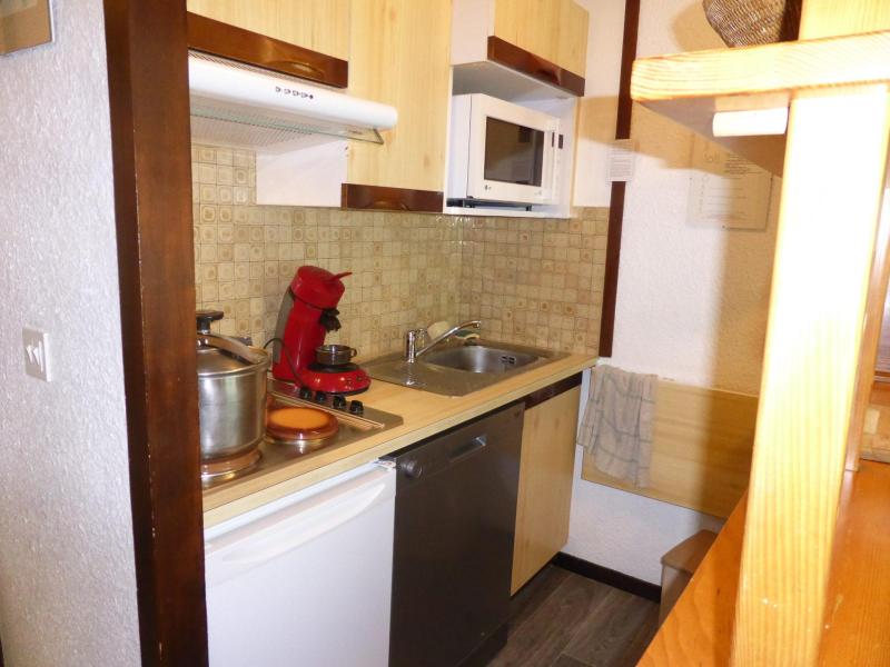 Alquiler al esquí Estudio -espacio montaña- para 5 personas (F26) - Résidence le Brulaz - Les Contamines-Montjoie - Kitchenette