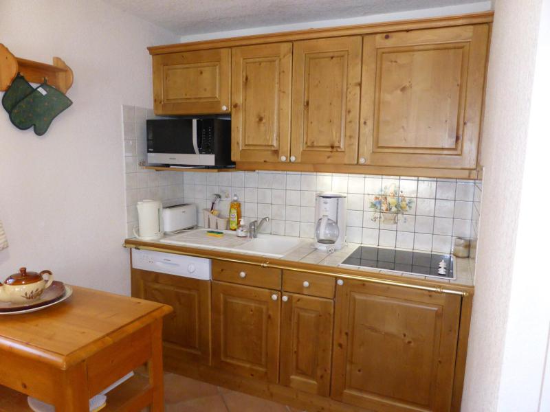 Location au ski Appartement 2 pièces cabine 6 personnes (824) - Résidence Les Carlines - Les Contamines-Montjoie - Kitchenette