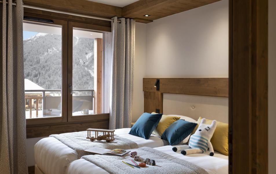 Rent in ski resort 3 room apartment 6 people (Prestige) - Résidence Les Chalets Láska - Les Contamines-Montjoie - Bedroom