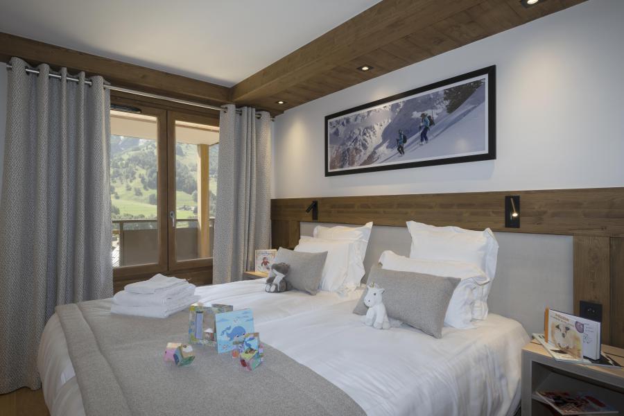 Rent in ski resort 4 room apartment 8 people - Résidence Les Chalets Láska - Les Contamines-Montjoie - Bedroom