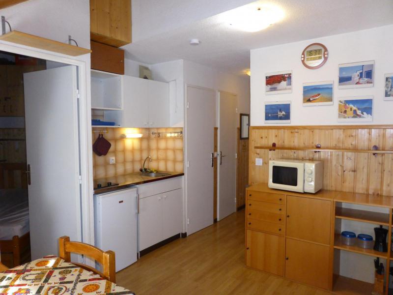 Rent in ski resort 2 room apartment sleeping corner 4 people (812) - Résidence les Combettes - Les Contamines-Montjoie - Kitchen