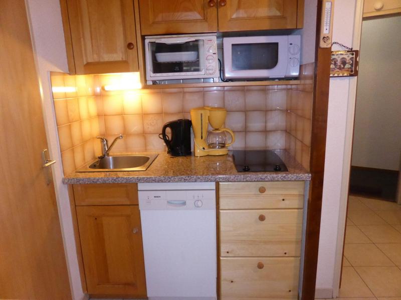 Ski verhuur Appartement 3 kamers 5 personen (816) - Résidence les Combettes - Les Contamines-Montjoie - Keuken