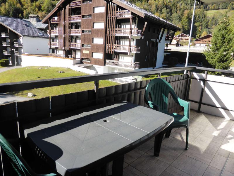 Ski verhuur Appartement 3 kamers 6 personen (D75/R571) - Résidence Rochasset - Les Contamines-Montjoie - Balkon