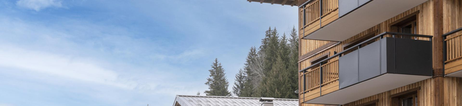 Soggiorno sugli sci Résidence Les Chalets Láska - Les Contamines-Montjoie - Esteriore inverno