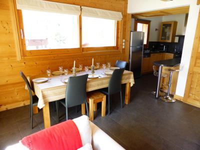 Ski verhuur Chalet duplex 5 kamers 8 personen - Chalet Champelet - Les Contamines-Montjoie - Woonkamer