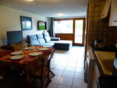 Rent in ski resort 2 room apartment 5 people (CT847) - L'AIR DU TEMPS - Les Contamines-Montjoie - Living room