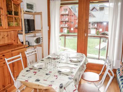 Ski verhuur Appartement 1 kamers 4 personen (7) - L'Enclave I et J - Les Contamines-Montjoie - Woonkamer