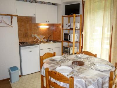 Skiverleih 1-Zimmer-Appartment für 4 Personen (1) - La Borgia A, B, C - Les Contamines-Montjoie - Wohnzimmer