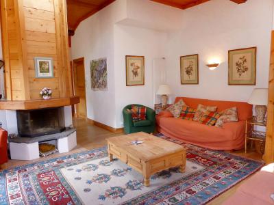Alquiler al esquí Apartamento 6 piezas para 10 personas (1) - Les Moranches - Les Contamines-Montjoie - Chimenea