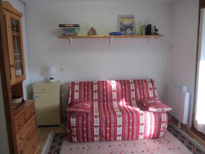 Ski verhuur Studio bergnis 4 personen (874) - Résidence l'Enclave - Les Contamines-Montjoie - Woonkamer