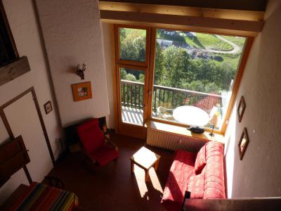 Ski verhuur Appartement duplex 3 kamers 8 personen (B181) - Résidence le Bionnassay - Les Contamines-Montjoie - Woonkamer