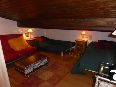 Ski verhuur Appartement duplex 3 kamers 8 personen (B181) - Résidence le Bionnassay - Les Contamines-Montjoie - Woonkamer