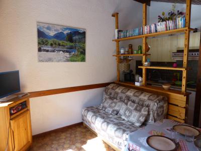Rent in ski resort 2 room apartment 4 people (827) - Résidence le Mont'Seu - Les Contamines-Montjoie - Living room