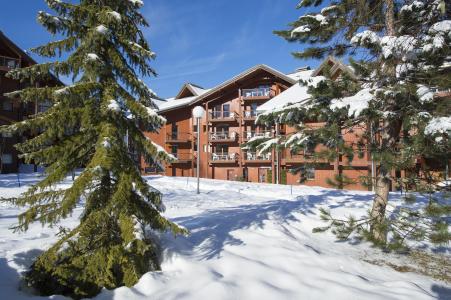 Ski verhuur Résidence le Névez - Les Contamines-Montjoie - Buiten winter