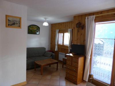 Rent in ski resort 2 room apartment cabin 6 people (824) - Résidence Les Carlines - Les Contamines-Montjoie - Living room