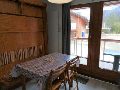 Ski verhuur Studio 2 personen (810) - Résidence les Combettes - Les Contamines-Montjoie - Woonkamer