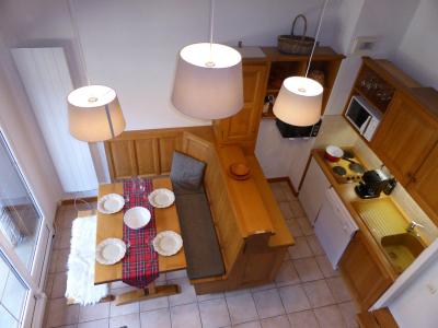 Ski verhuur Studio mezzanine 4 personen (CT839) - Résidence Palmes d'Or - Les Contamines-Montjoie - Woonkamer