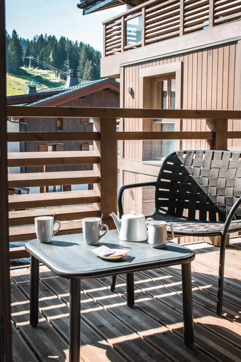 Ski verhuur Appartement 3 kabine kamers 4-6 personen (A205) - Annapurna - Les Gets - Balkon