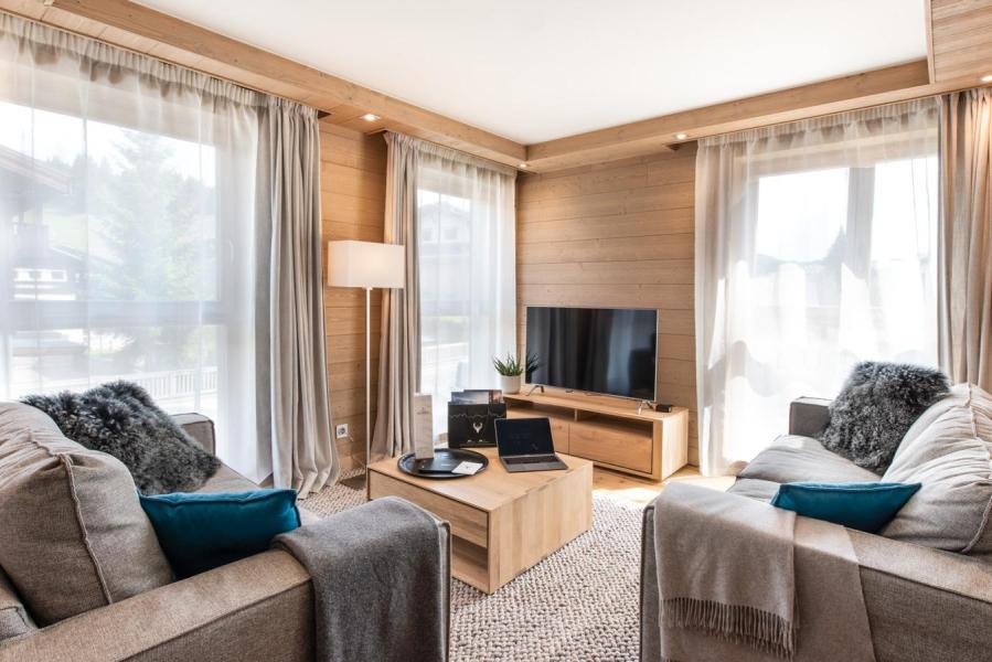 Location au ski Appartement 3 pièces cabine 4-6 personnes (A102) - Annapurna - Les Gets - Séjour