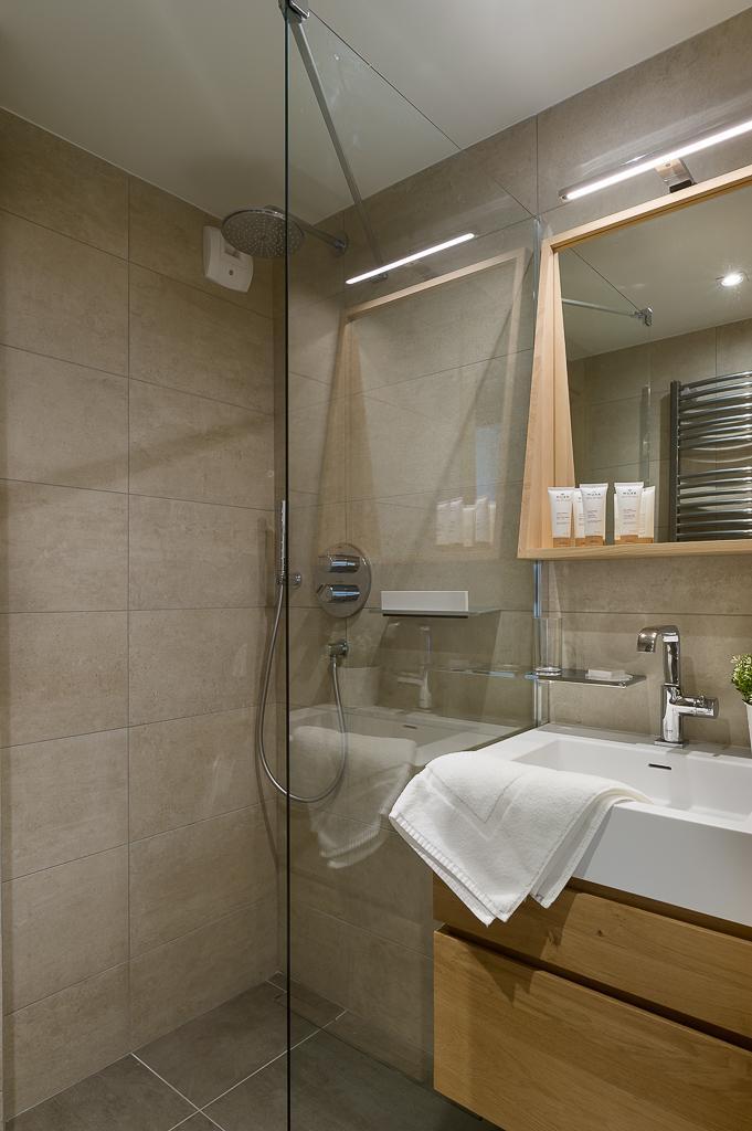 Location au ski Appartement 3 pièces cabine 4-6 personnes (A201) - Annapurna - Les Gets - Salle de douche