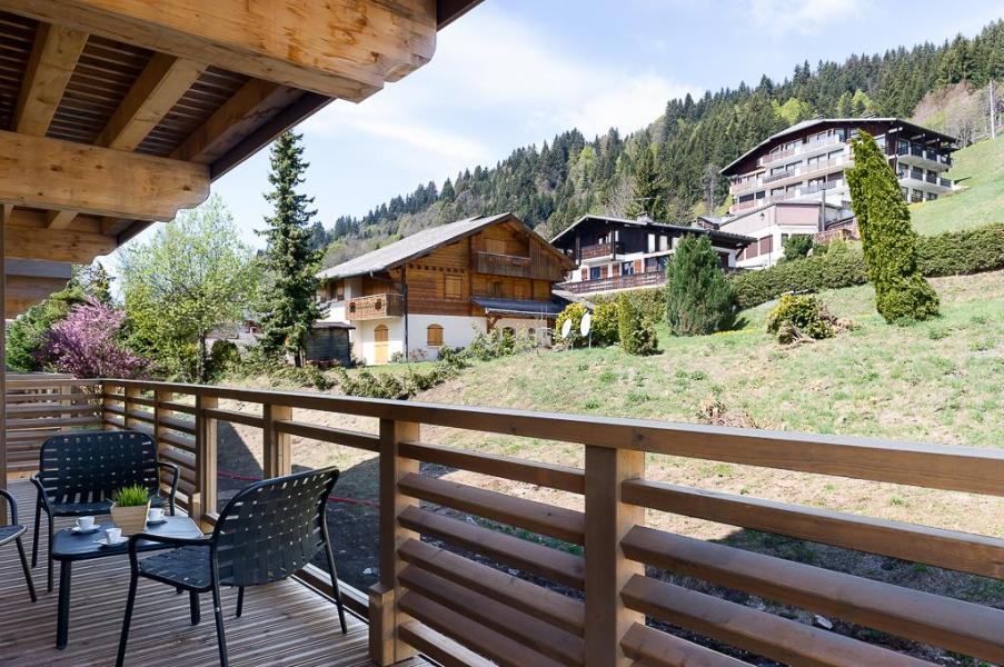 Ski verhuur Appartement 4 kabine kamers 6-8 personen (B203) - Annapurna - Les Gets - Balkon