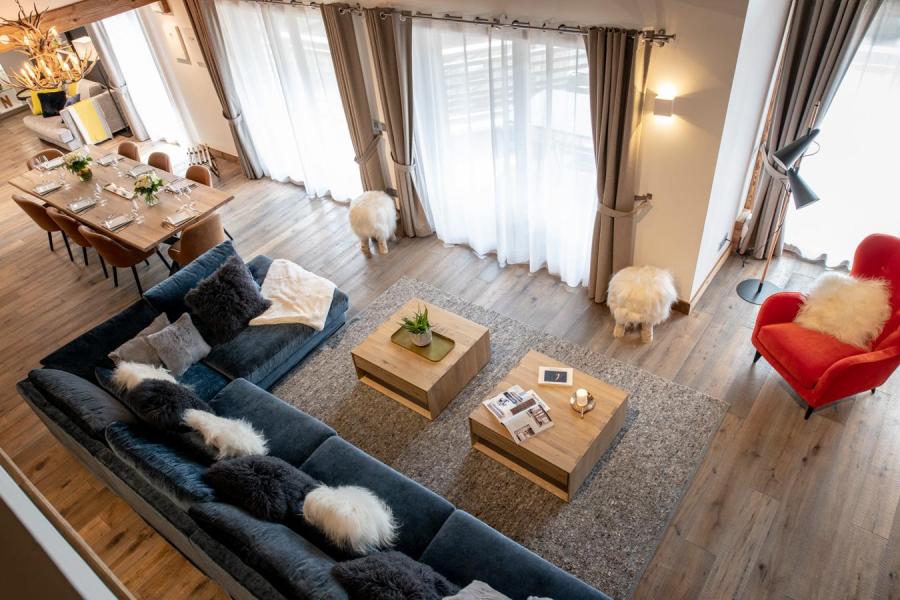 Location au ski Appartement duplex 5 pièces 7-9 personnes (B301) - Annapurna - Les Gets - Séjour