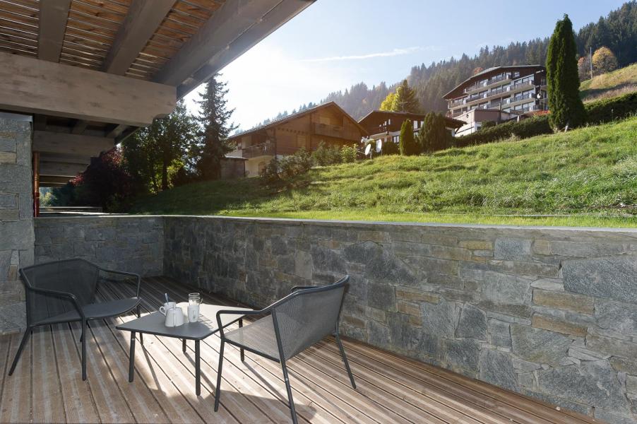 Skiverleih Wohnung 4 Zimmer Kabine 6-8 Personen (B103) - Annapurna - Les Gets - Terrasse