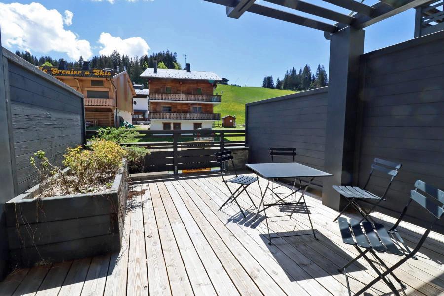 Alquiler al esquí Apartamento cabina para 6 personas - Chalet 1839 - Les Gets - Terraza