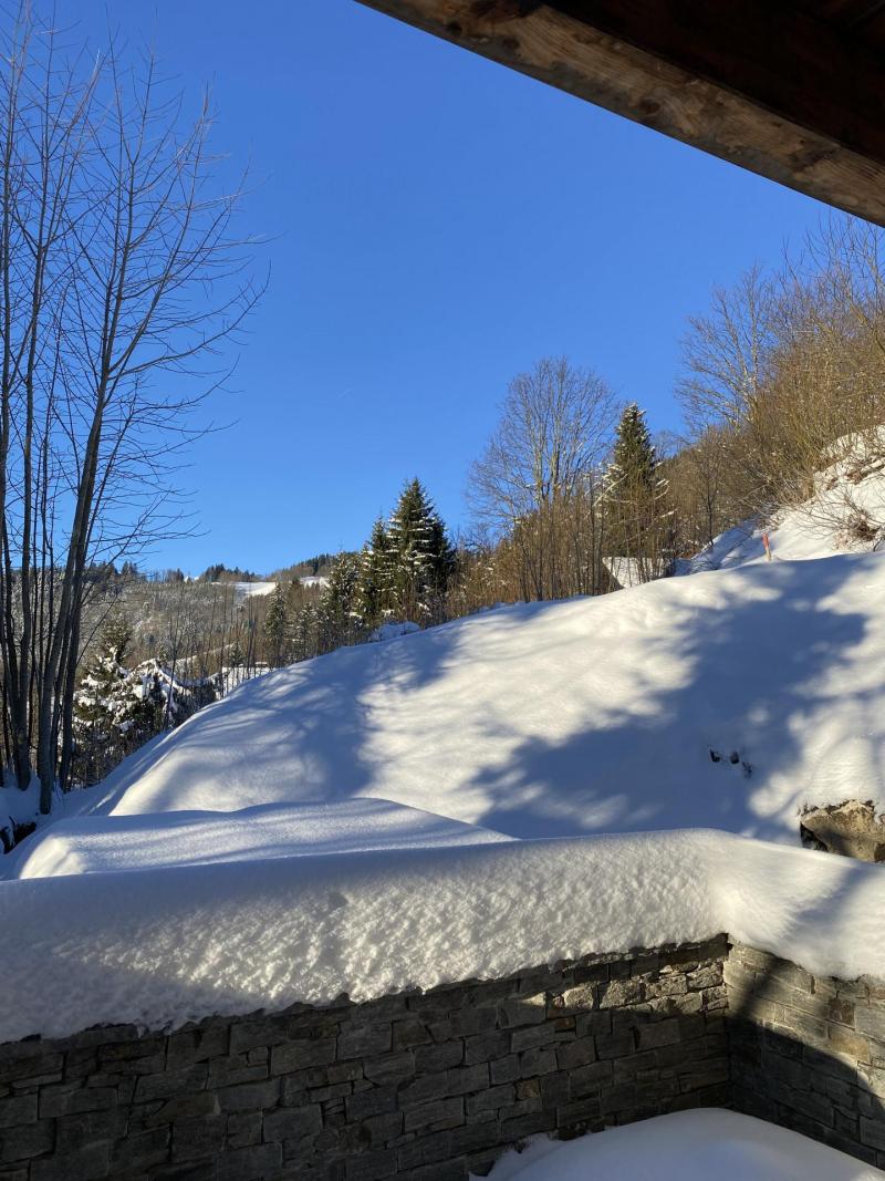 Location au ski Chalet triplex 6 pièces 10 personnes - Chalet Ancolie - Les Gets - Extérieur hiver