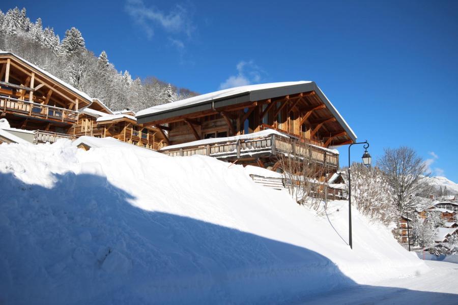 Urlaub in den Bergen 6 Zimmer Chalet für 12 Personen - Chalet Berio - Les Gets - Draußen im Winter