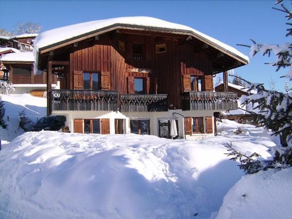 Аренда на лыжном курорте Шале 5 комнат 12 чел. - Chalet Beth Shemesh - Les Gets - зимой под открытым небом
