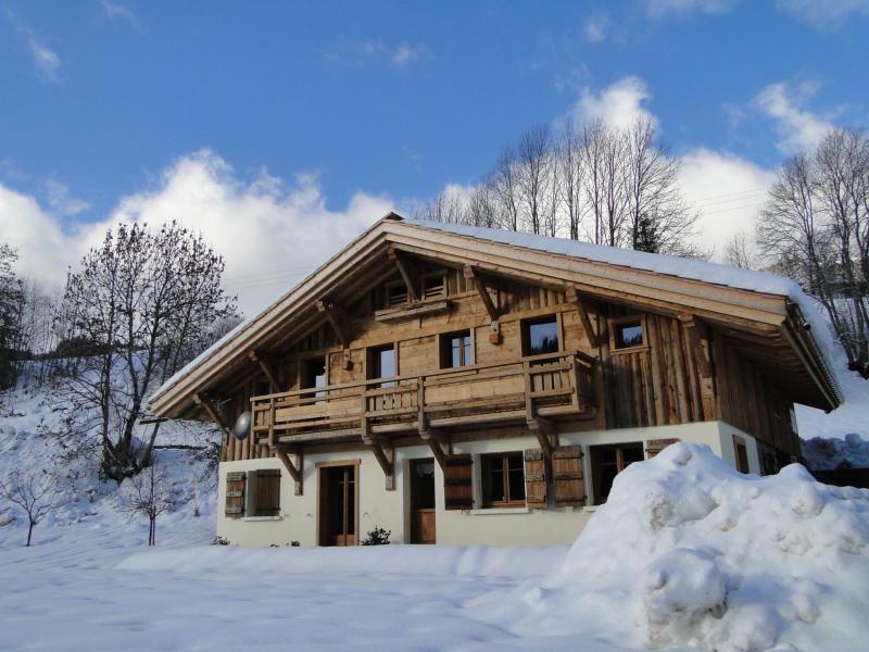 Urlaub in den Bergen Duplex Wohnung 6 Zimmer 15 Personnen - Chalet Chez la Fine - Les Gets - Draußen im Winter