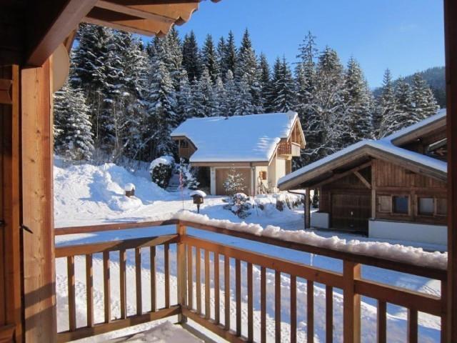 Rent in ski resort 5 room chalet 8 people - Chalet Chien Noir - Les Gets - Terrace